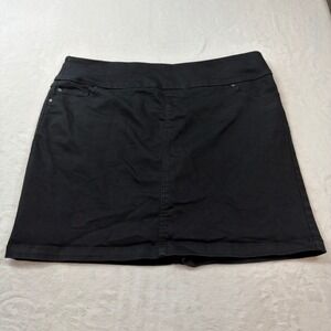 S.C. & Co. Skort Women XL Black Excellent Pull On Cotton Blend Activewear
